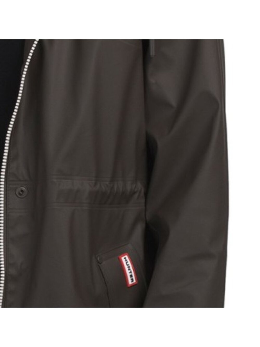 HUNTER Darcy Rubberized Long Rain Jacket - Picture 3 of 3